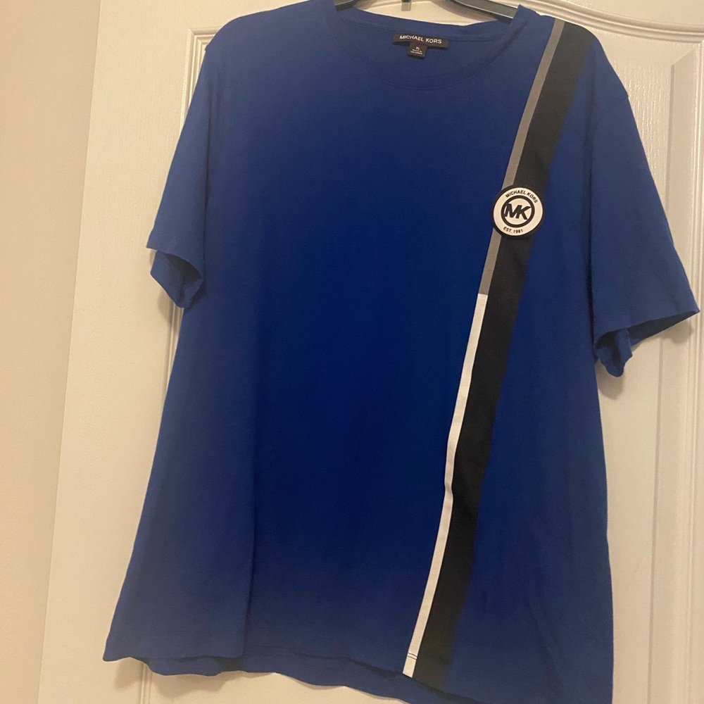 Michael kors blue jersey .